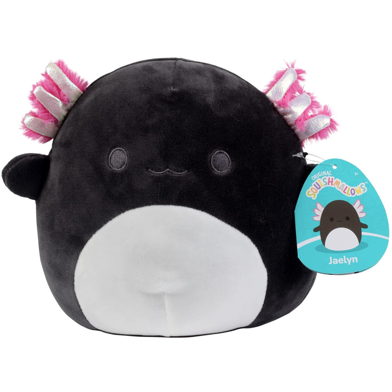 Original 8 Inch Jaelyn The Black And Pink Axolotl Official Jazwares Plush C