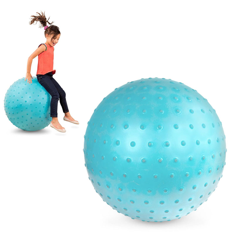 Bouncy Ball Ride On Blue Hopper Ball Sit & Bounce For Toddlers, Kids Big Ba