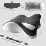 27° Memory Foam Wedge Pillow for Couples and Multi-Purpose Support