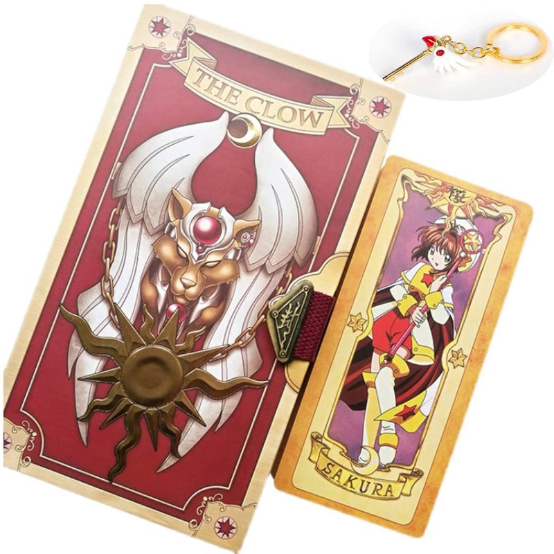 60Pcs Anime Clow Cards For Cardcaptor Tarot Cards Cosplay Prop,Kinomoto Magic