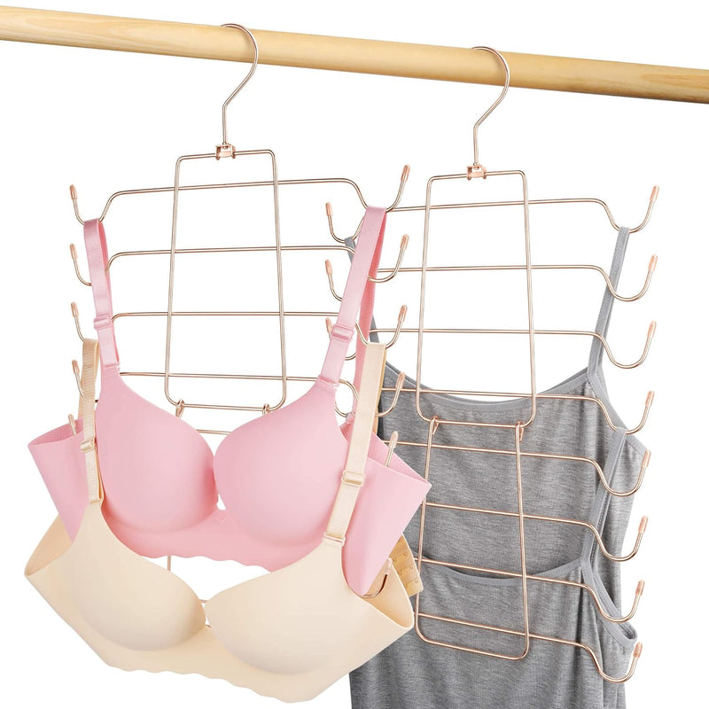 2 Pack Tank Top Hanger, Bra Organizer For Closet, Hanging Space Saving Sport Bra