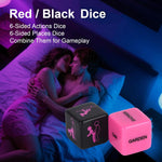 Date Night Dice Games 5 Pcs Game Dice, Couples Decision Dice For Romantic Ideas, Funny Naughty Valentine'S Day Gifts For Boyfriend Girlfriend Husband Or Wife Acrylic Position Dice