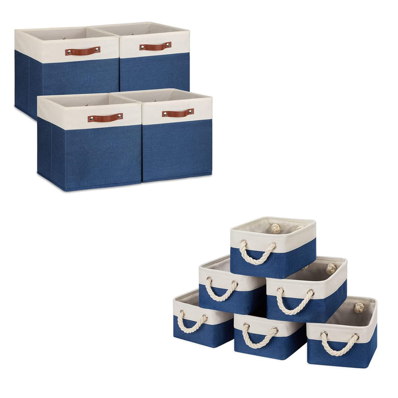 Fabric Storage Bins For Cube Organizer 4 Pack Cube Storage Bins 13 Storage Cubes
