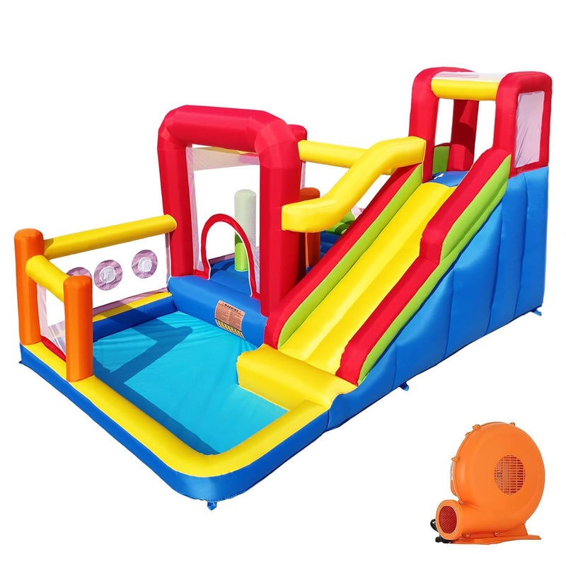 Bounce House, Inflatable Bounce Castle With Blower For Kids, Blow Up Jumpin