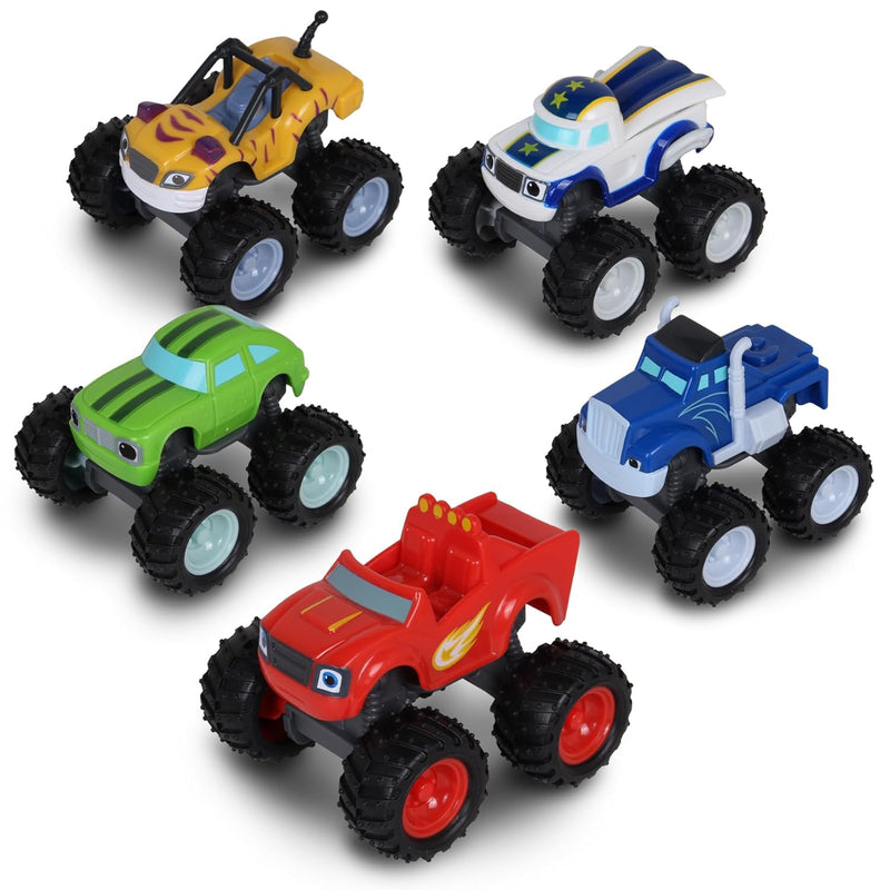 NKOK Blaze and The Monster Machines (Free-Wheel) 5PK (Blaze, Pickle, Crushe
