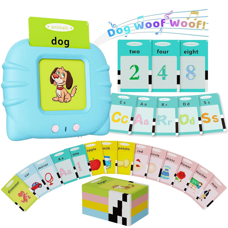 Toddler Toys Talking Flash Cards For 1 2 3 4 5 6 Year Old Boys And Girls, A