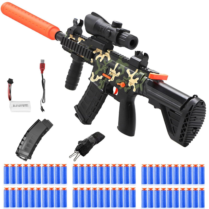 Automatic Sniper Rifle, Electric Soft Bullet Toy Gun For Boys With 60 Dart