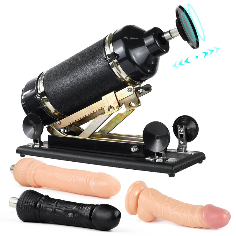 Sex Machine For Women And Men,Automatic Sex Machine With 3.8Inch Suction Cup Adapter And Dildo Attachments,Thrsuting Dildo Machines,Adult Machine With 3Xlr Connector,120° Adjustable Angle Sex Toys