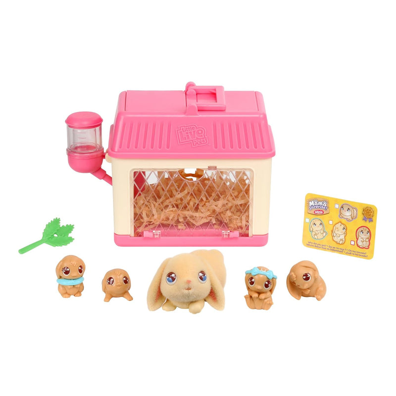 Little Live Pets - Mama Surprise Minis. Feed and Nurture a Lil' Bunny Insid