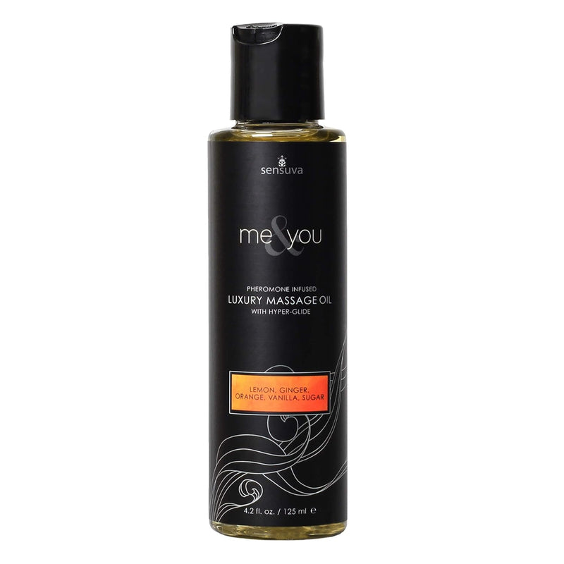 Me & You Massage Oil | Lemon, Ginger, Orange, Vanilla & Sugar | 4.2 Fl.Oz.