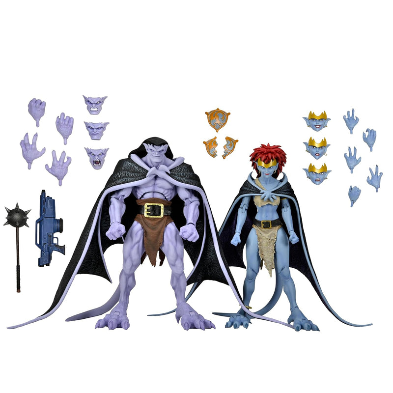 NECA Collectible 2-Pack Gargoyles: Vows Ultimate 7" Scale Action Figures -