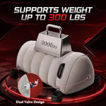 Inflatable BDSM Positioning Pillow with Toy Mount, Bondage Cuffs & Accessories
