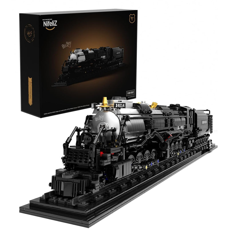 Big Boy Locomotive, Articulated Steam Locomotive Building Block Set, Legend