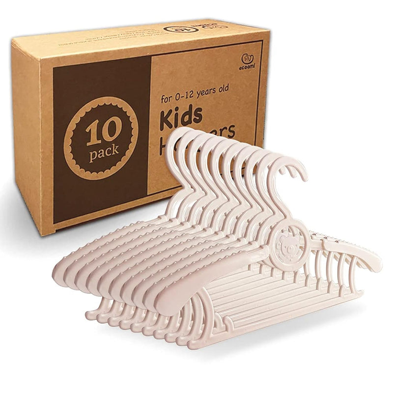 Baby Clothes Hangers, Adjustable Clothes Hangers For Infant And Baby- 10Packs, P