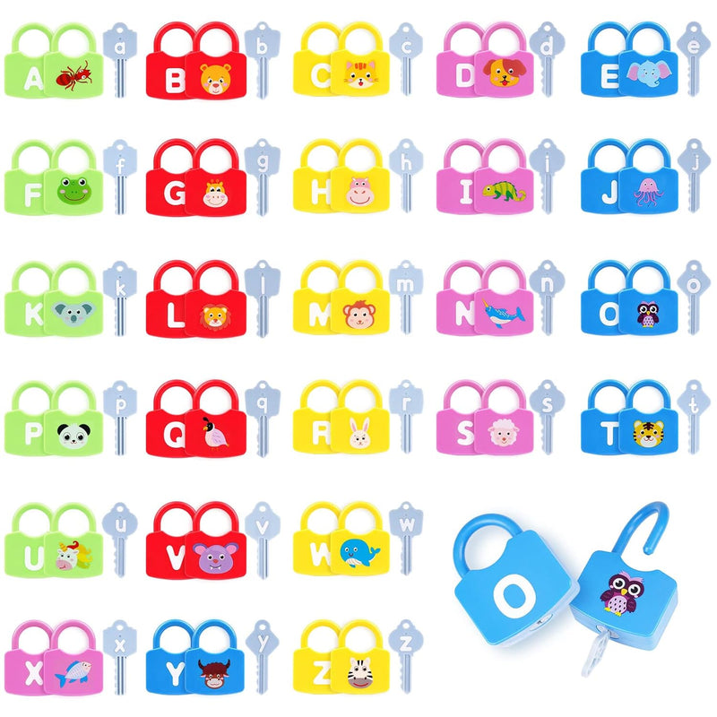 Montessori Educational Toys Alphabet Learning Locks And Keys For Kids Toys