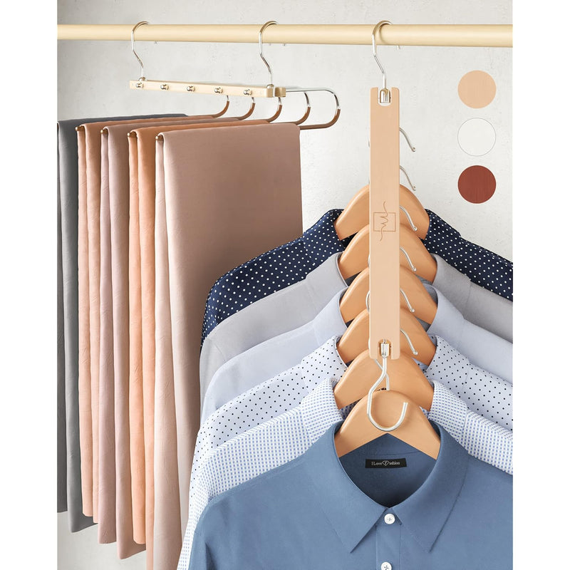 Space Saving Hangers Bundle (Natural)