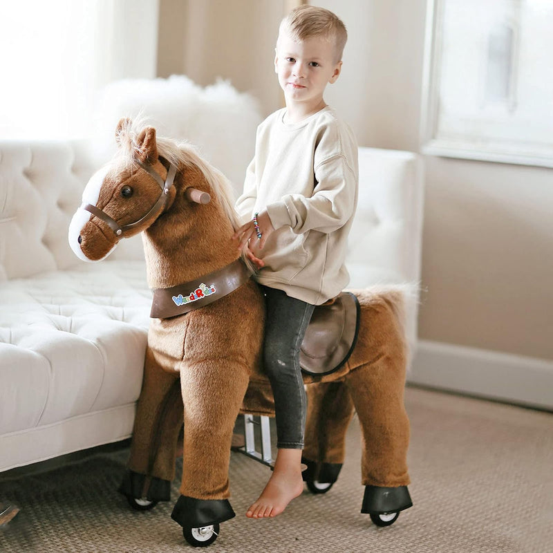 Ride On Horse Toy, Pony Cycle Kids Ride On Toy (Small Size 3, 30.1 Inch Hei