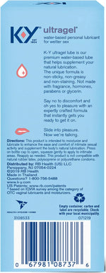 Ultragel Personal Lubricant 1.5 oz - Pack of 3, Long-Lasting, Smooth Gel