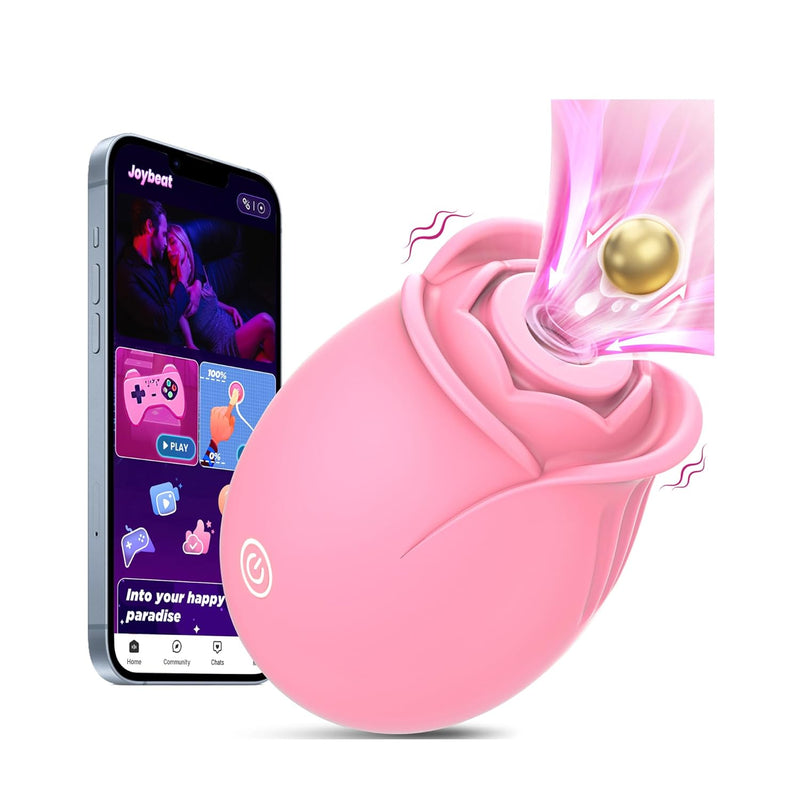 Sex Toys Adult Toys Vibrator - Rose Sex Toy Adult Toy App Control With 9 Sucking & Vibrating For Women Nipple Clit, Vibrators Rose Sucker Games Stimulator For Couple Female Sex Furniture