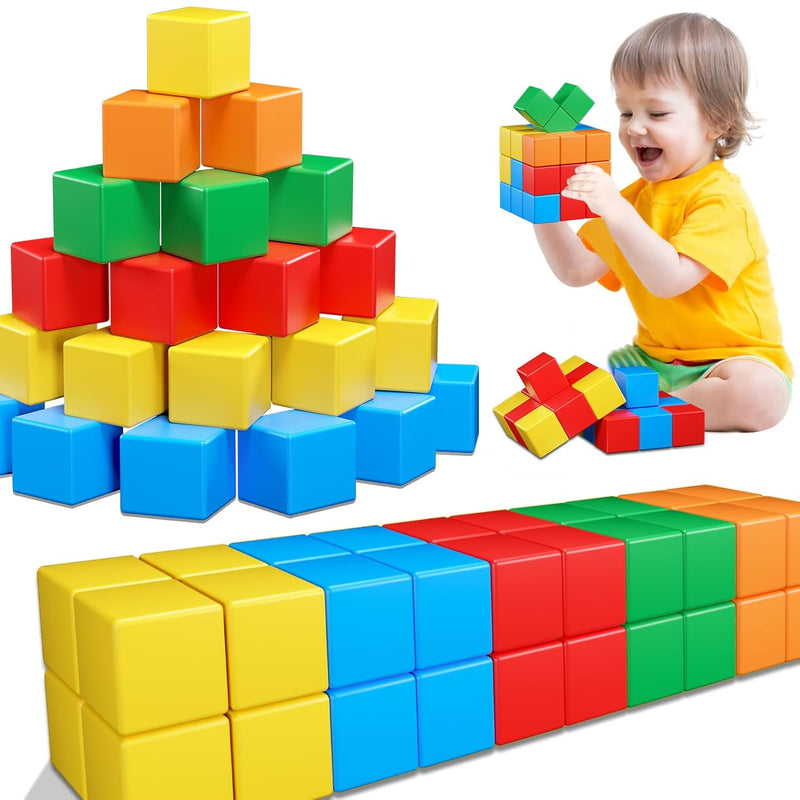 Magnetic Blocks For Toddlers Toys,Building Blocks Toys For 3 4 5 6 7 8+Years O
