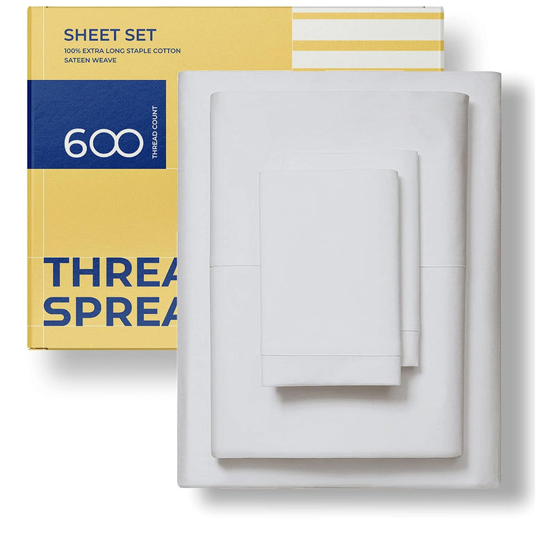 Luxury Sheets 600 Thread Count - Egyptian Cotton Quality California King Size