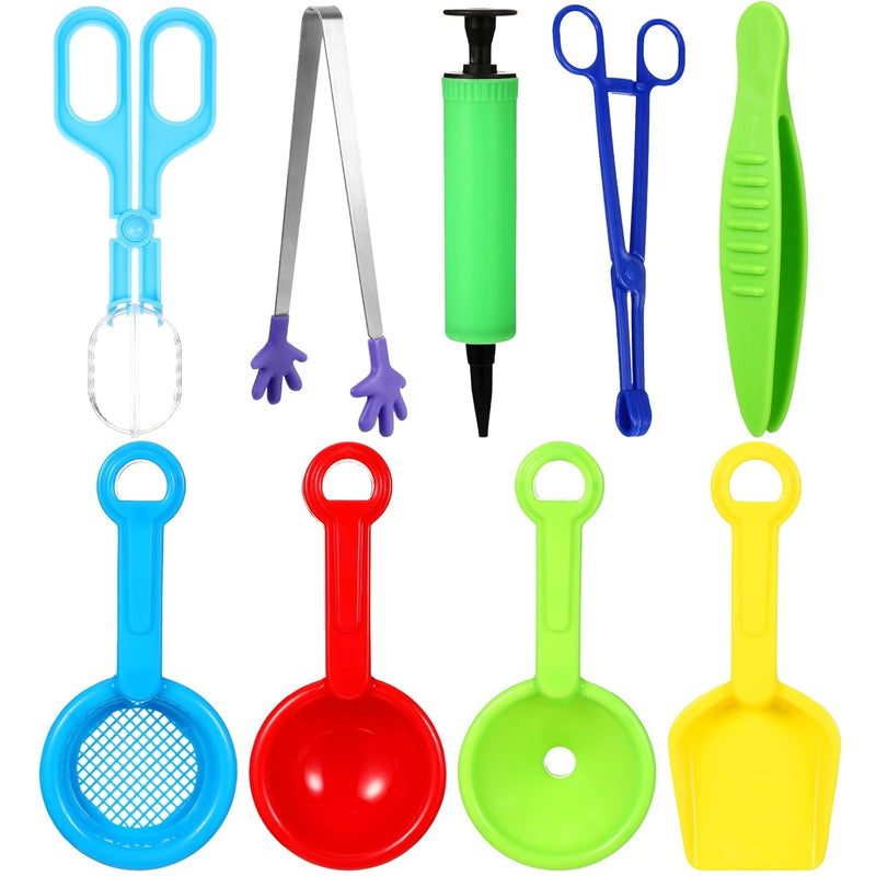 9 Pcs Sensory Bin Filler Fine Motor Skills Handy Scooper Set Sensory Bin To