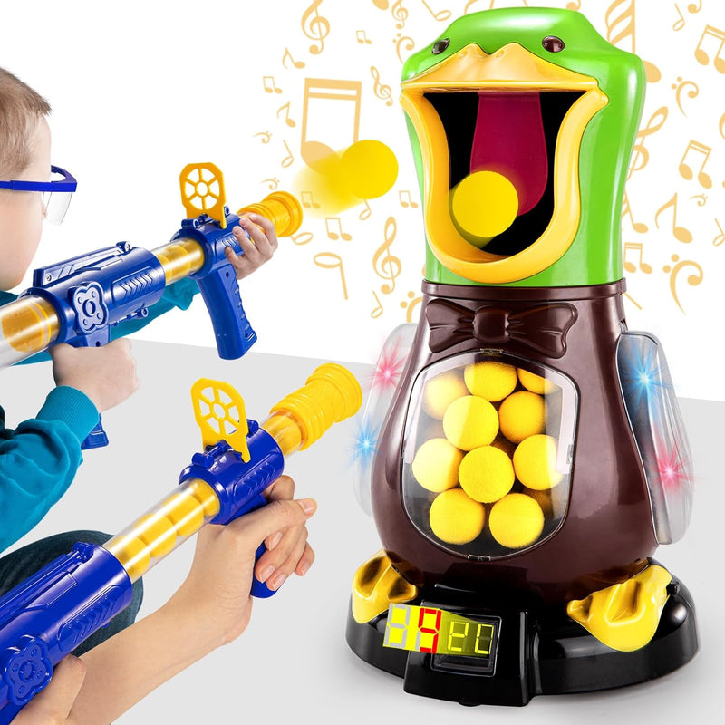 Babyhome Duck Shooting Toys For Kids 3 5 Years, 2 Packs Of Toy Foam Blaster