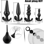 BDSM kit Sex Toys Bondage Restraints Set,Anal Butt Plug Toys and Adjustable Handcuffs Collar Ankle Cuff Blindfold,Sex Things for Couples Kinky and Couple Sex Toys for Games Card.