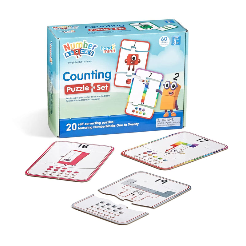 hand2mind Numberblocks Counting Puzzle Set, Number Puzzle, Counting Games f