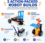 5-in-1 Robot Building STEM Kit for Kids Ages 6-12