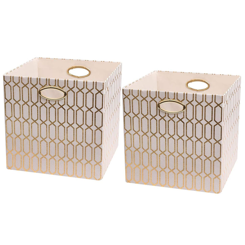 Storage Bins, Storage Cubes,13×13 Fabric Drawers Organizer Basket Boxes Containe