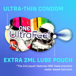 Condoms Ultrafeel | Latex Condoms, Condom And Lubricant Combo Pack, 10 Pack