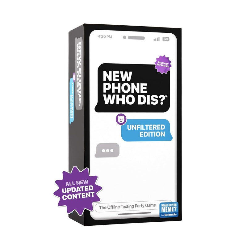 New Phone, Who Dis The 100% Offline Text Messaging Party Game With Refreshe