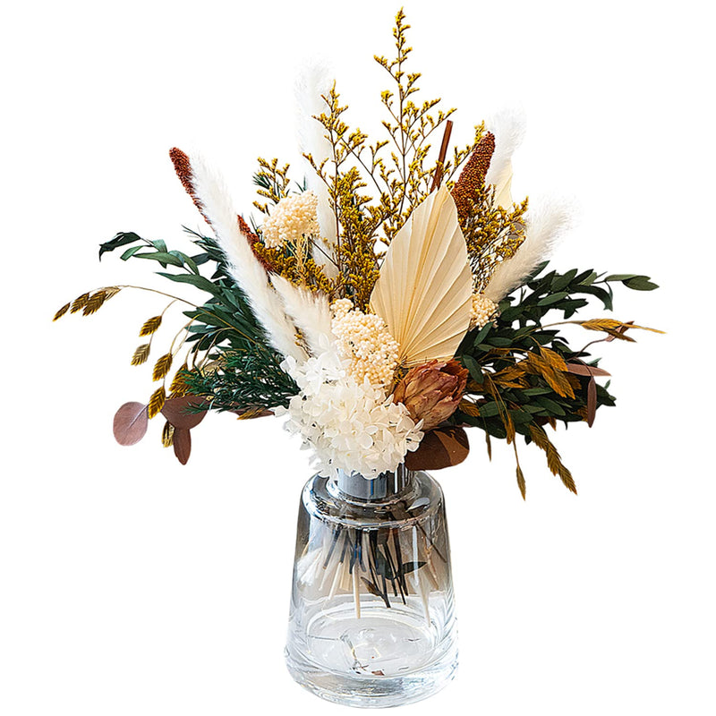 Natural Dried Flower Bouquet Mix Bouquet | Protea Repens, Hydrangea, Eucalyptu
