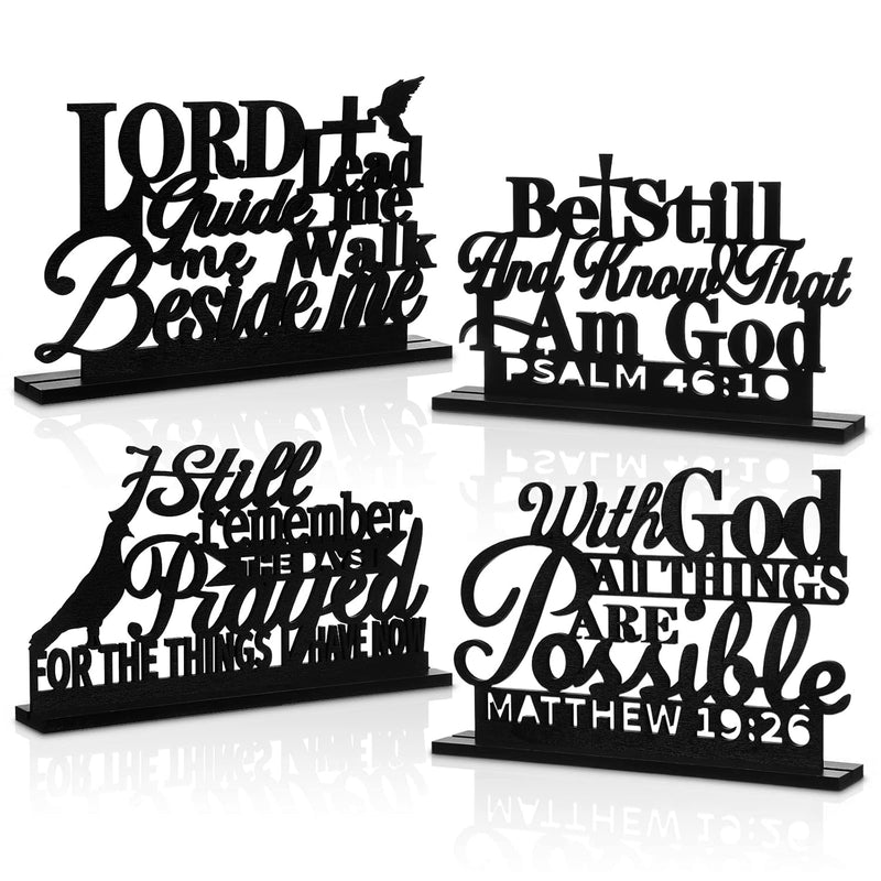 4 Pcs Inspirational Table Art Signs Motivational Table Centerpieces I Still Re