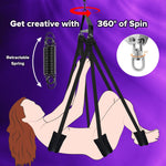 360° Adjustable Sex Swing – Comfortable Bondage Restraint Set for Couples & Lovers