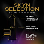 Selection Non-Latex Condoms Variety Pack, 36 Count - Elite, Original, Extra Lube