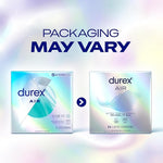 Air Extra-Thin Transparent Latex Condoms for Men, Regular Fit, 24-Count