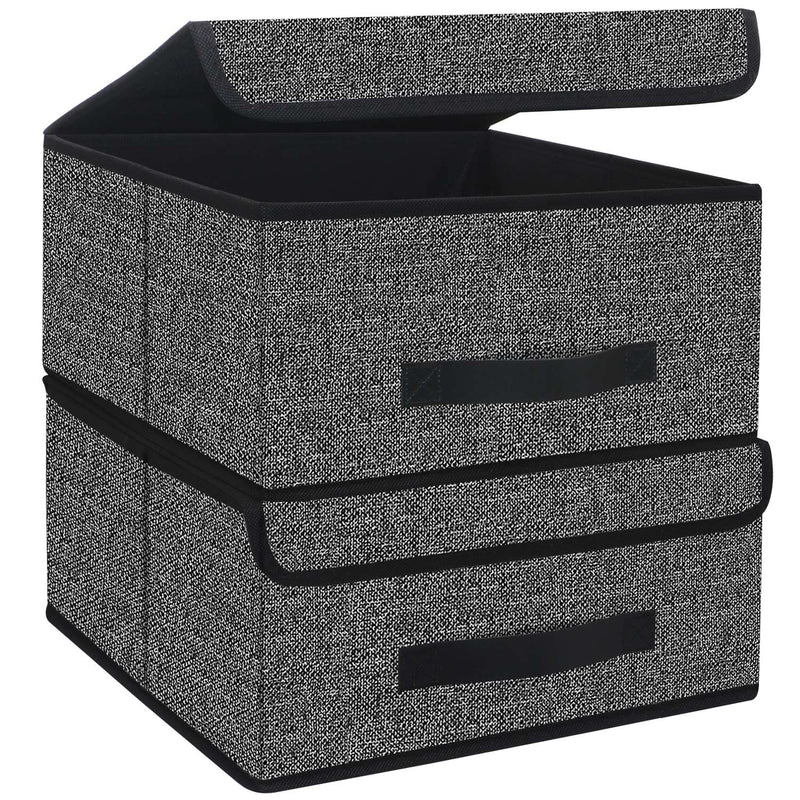 Foldable Storage Bins Cubes Boxes With Lid - Storage Box Cube Cubby Basket Close