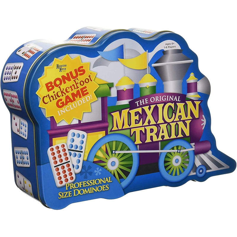 Mexican Train Double 12 Professional Size Dominoes With Bonus Chickenfoot G