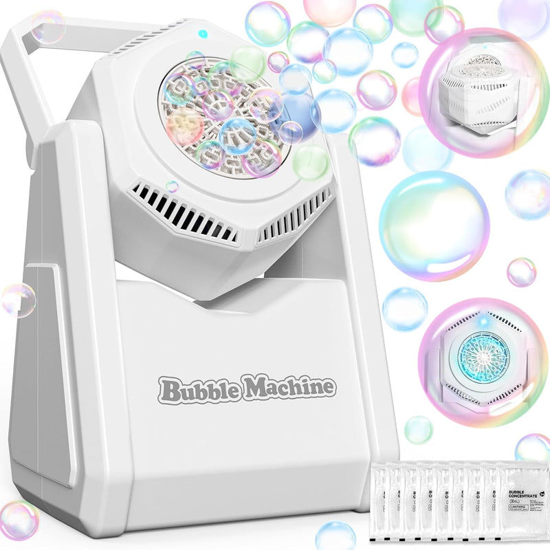 Automatic Bubble Machine, Bubble Blower For Kids Toddlers Batteries Bubble
