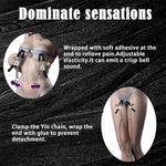 Sex Bondage Bdsm Bondaged Restraints Set, Sex Toys With Nipple Clamp Clitoris Clip, Nipple Stimulation Adults Sm Games Sexual Pleasure Tools For Women Couples