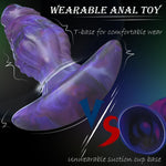 6'' Large Anal Butt Plug Realistic Anal Dildo With Big Knot,Fantasy Male Prostate Massager Wearable Buttplug,Thick Anus Dilator Anal Trainer Stretcher,Silicone Anal Sex Toys For Men Women Gay Couples