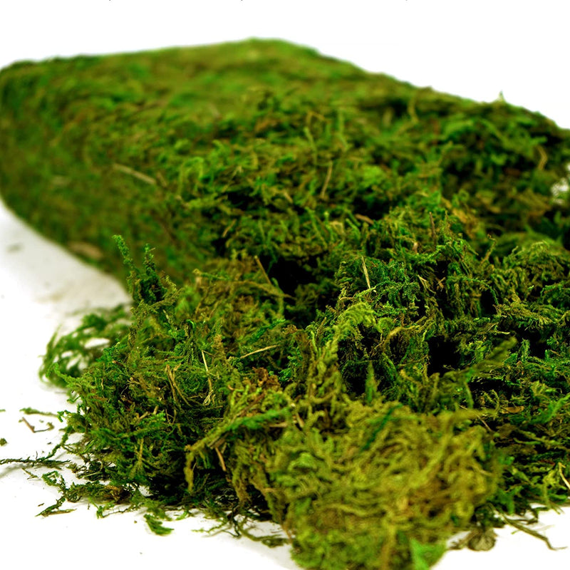 Artificial Moss, 16OZ Fake Moss for Crafts, Decorative Moss for Table Centerpieces Fairy Garden Wedding Party Decor, Faux Moss for Potted Plants, 455gr (Fresh Green)