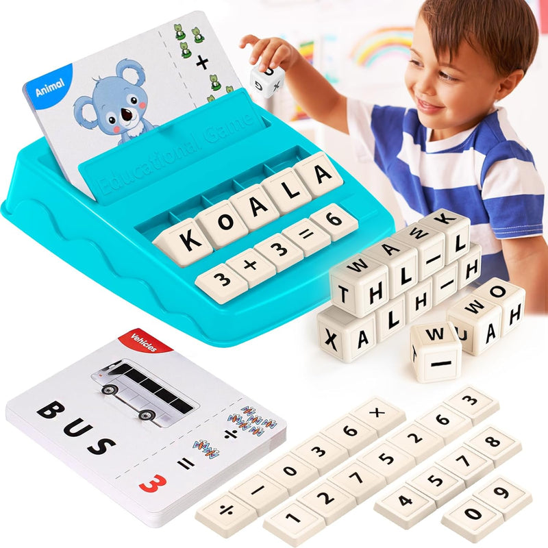 Educational Toys For Kids Ages 3 8, Matching Letter Spelling Game Abc Learn