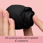 Blushing Rose Clit Sucker & Egg Vibrator | Suction Clitoris G Spot Vibrator For Woman | Vibrating Anal Massager Adult Sex Toys For Couples | Waterproof Rose Toy For Women