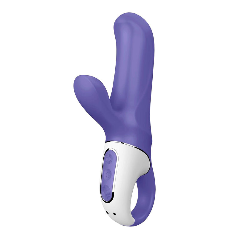 Magic Bunny Rabbit Vibrator - Compact G-Spot And Clitoris Stimulator, 12 Vibration Programs, Retaining Ring - Portable, Soft Silicone, Waterproof, Rechargeable