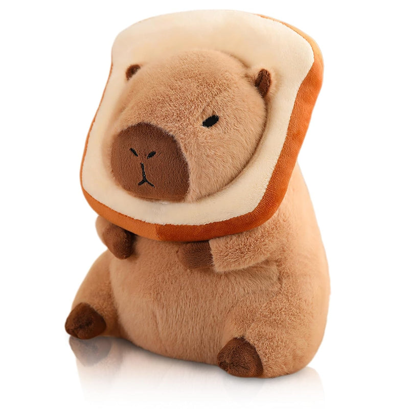 Cute Capybara Plush Kawaii Soft Capybara Plush Doll Pillow With Bread Capyb