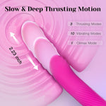 Tracy’S Dog Thrusting Dildo Sex Machine For Women, 2.36-Inch Deep Thrusts Vibrator Sex Toy With 3 Speeds & 10 Vibration Modes, Remote Control Adult Toy, Dual-Layer Silicone, Heating Function?Lento?