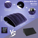 Inflatable Sex Pillow with Wrist & Thigh Cuffs – Bondage Restraints for Couples